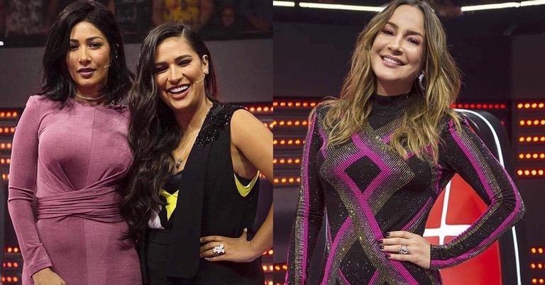 Nos bastidores do The Voice Kids, Claudia Leitte dubla ‘Evidências’ nas vozes de Simone e Simaria