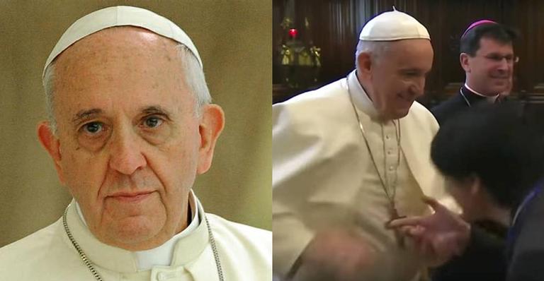 Papa Francisco evita beijo na mão em vídeo e levanta polêmica