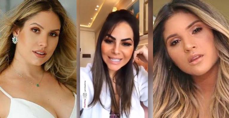 Após se desculpar com Thyane Dantas, ex-dançarina do Aviões parabeniza Mileide Mihaile
