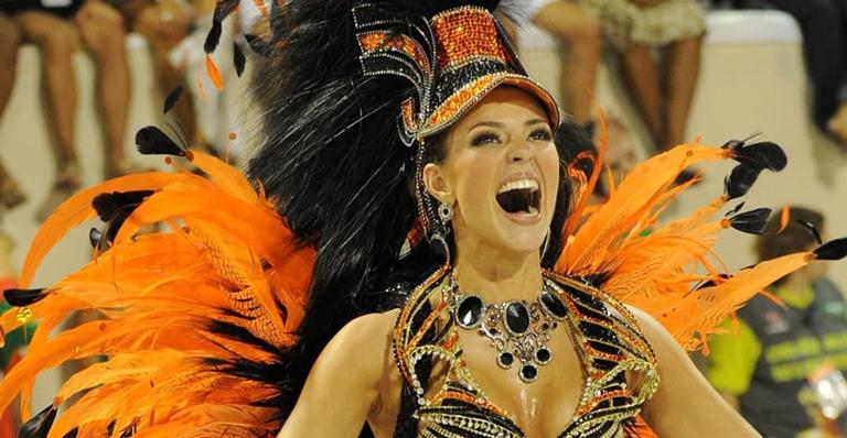 Paolla Oliveira volta a ser Rainha de Bateria da Grande Rio, no lugar de Juliana Paes