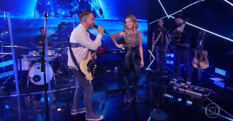 Sandy e Junior fazem primeira apresentação no Caldeirão do Huck desde o anúncio da turnê