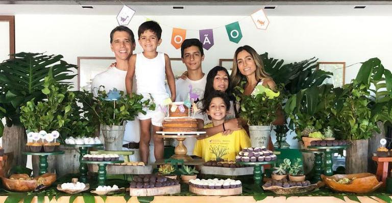 Marcio Garcia comemora o aniversário do caçula, João