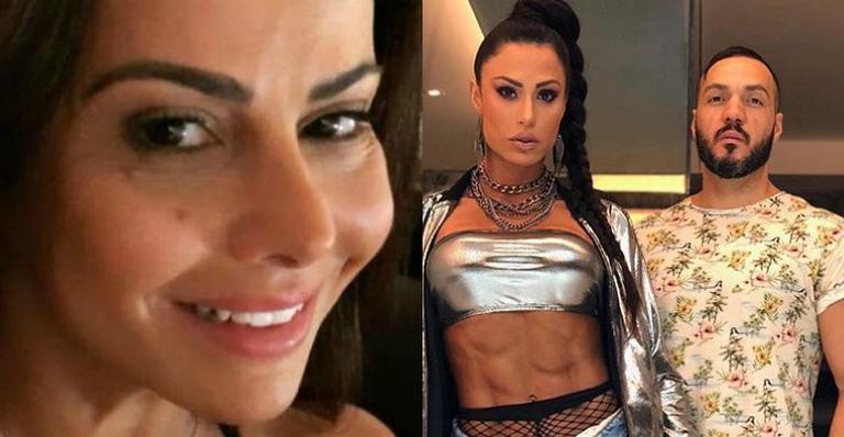 Após provocar Gracyanne Barbosa, Viviane Araújo canta sucesso de Belo em churrasco com amigos