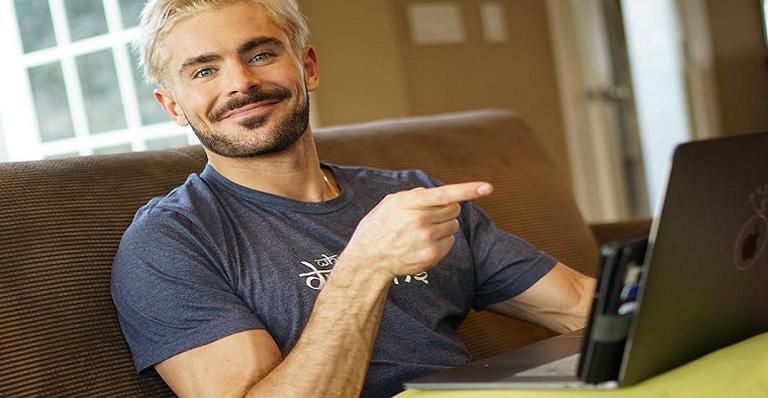 Zac Efron é a mais nova estrela do YouTube com canal próprio