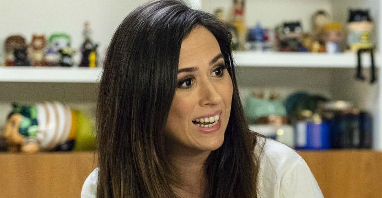 Grávida, Tata Werneck tenta sabotar exame e revela medo