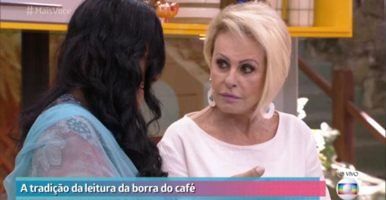 Ana Maria Braga fica surpresa com previsão amorosa no ‘Mais Você’