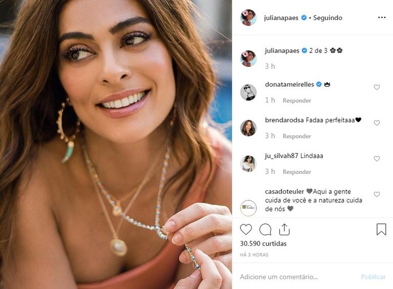 Aos 40 anos, Juliana Paes coloca corpão para jogo e aparece belíssima de biquíni: ''Maravilhosa!''