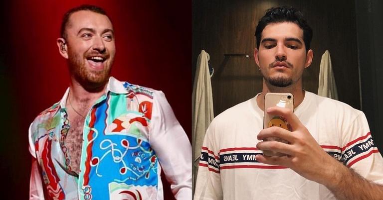 Sam Smith e cantor brasileiro se seguem no Instagram e fãs shippam: ”Que casal”