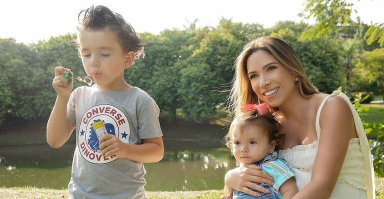Grávida, Patrícia Abravanel registra momento inesquecível com os filhos: ”Muitos mais do que pedi”