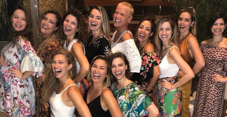 Xuxa reúne Bárbara Borges, Monique Alfradique e demais ex-paquitas e revela desejo
