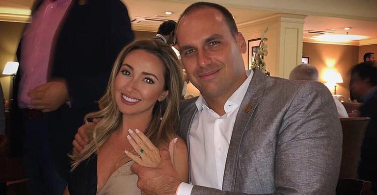 Eduardo Bolsonaro e noiva, Heloísa Wolf, fazem ensaio fotográfico e mostram detalhes do casamento