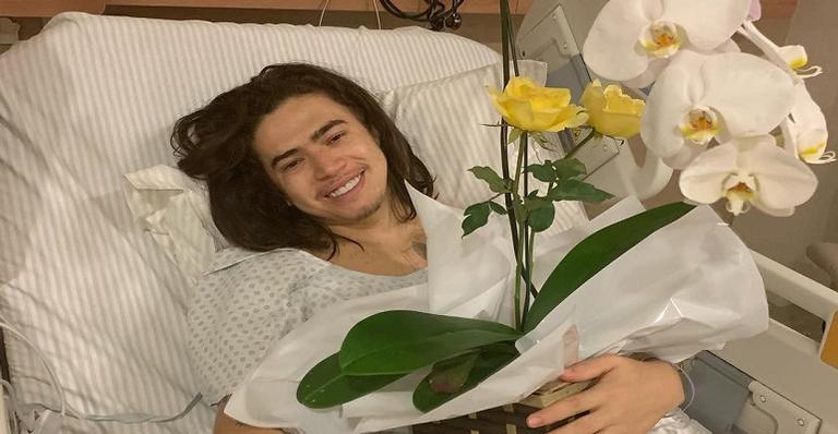 Luisa Sonza faz visita especial para Whindersson e leva presente fofo para o marido