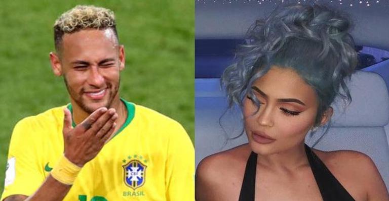 Neymar começa a seguir Kylie Jenner no Instagram e fãs já “shippam” o casal