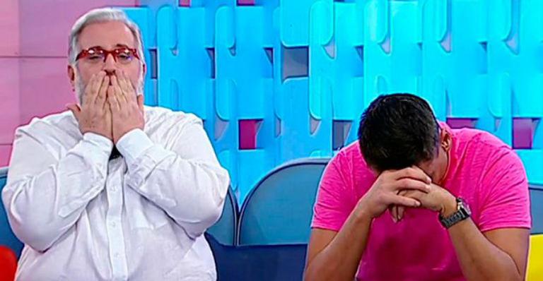 Apresentadores do ‘Fofocalizando’ se emocionam ao vivo após anúncio