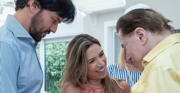 Silvio Santos celebra circuncisão do neto Senor: ”Momento único”