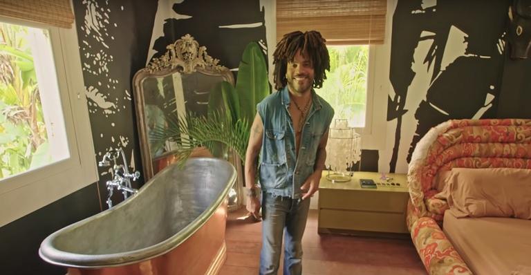 Lenny Kravitz mostra detalhes de seu refúgio pouco convencional no Brasil