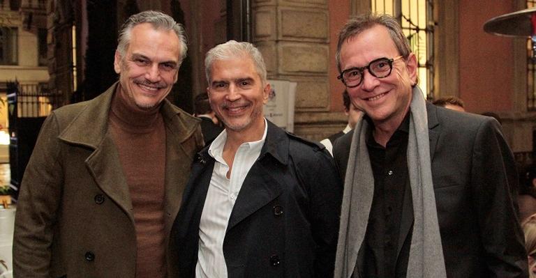 O diretor de arte, Ricardo Bello Dias, que assina a nova coleção da Ornare, com William Simonato e Murillo Schattan.