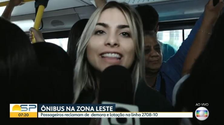 Repórter do 'Bom Dia São Paulo' passa por sufoco ao vivo