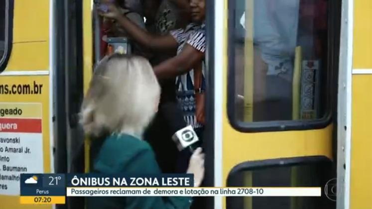 Repórter do 'Bom Dia São Paulo' passa por sufoco ao vivo