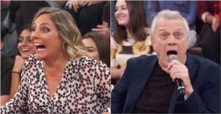 Pedro Bial e Heloísa Périssé são surpreendidos ao vivo e viram meme na web