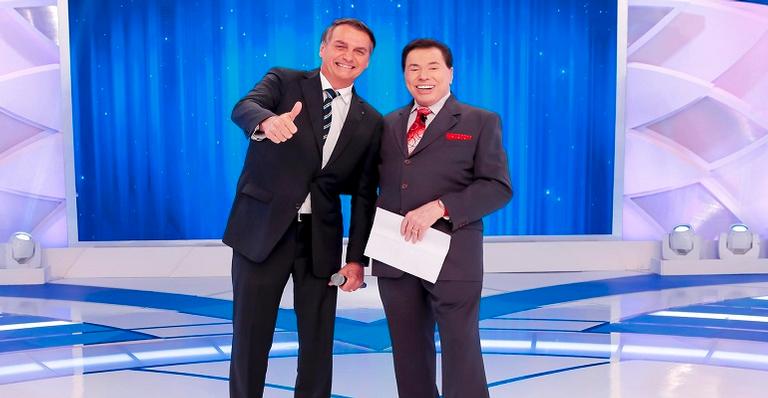 Silvio Santos recebe Jair Bolsonaro e conversa sobre feitos do governo atual