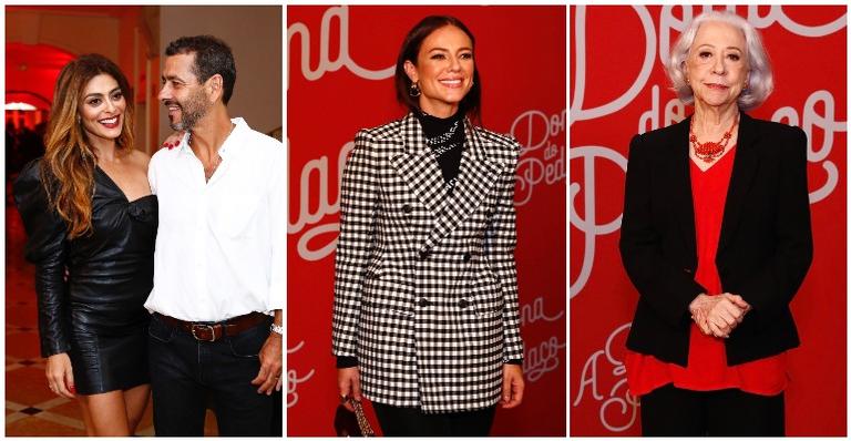 Veja os looks dos famosos no lançamento da novela das 21h ‘A Dona do Pedaço’
