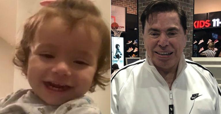Filha de Patricia Abravanel grava vídeo para o avô, Silvio Santos