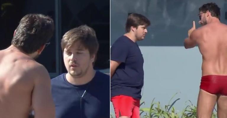 Elieser perde o controle depois de brincadeira e se revolta com Lucas Salles no ‘Power Couple’