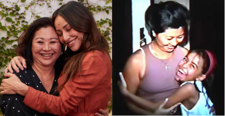 Sabrina Sato emociona com imagens inéditas da infância, brincando de apresentadora