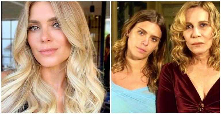 Carolina Dieckmann compartilha clique antigo com Renata Sorrah: ”Mãezinha, saudade”
