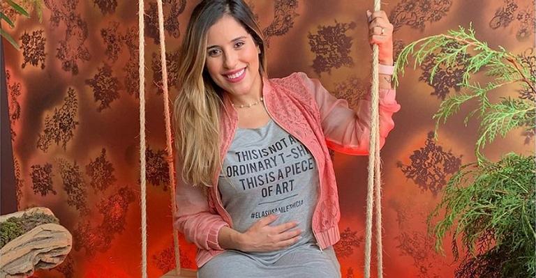 Grávida, Camilla Camargo conta como se sente após ter engordado 10 kg na gestação