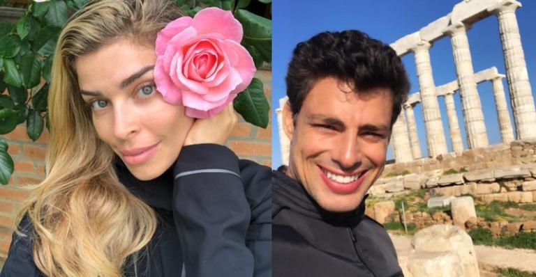 Ao entrar na modinha do filtro de um aplicativo, Grazi Massafera fica a cara de Cauã Reymond