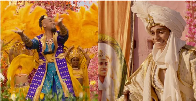 Will Smith aparece cantando trecho de Príncipe Ali em nova prévia de Aladdin