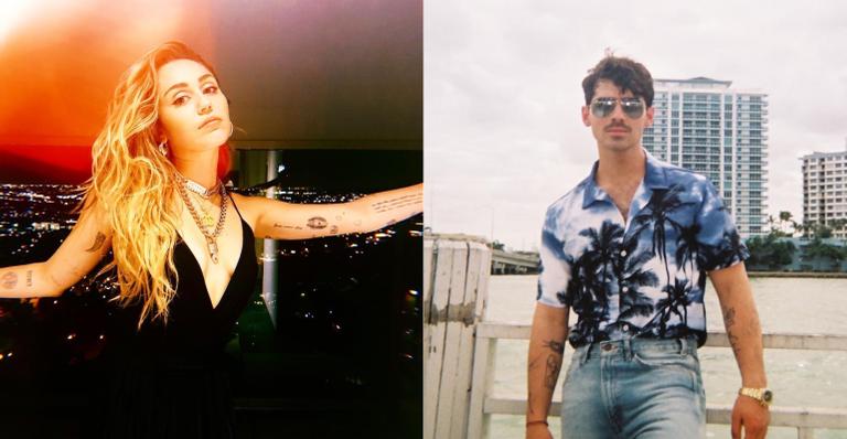 Miley Cyrus brinca com filtro “masculino” do Snapchat e diz: ”Fiquei a cara do Joe Jonas”