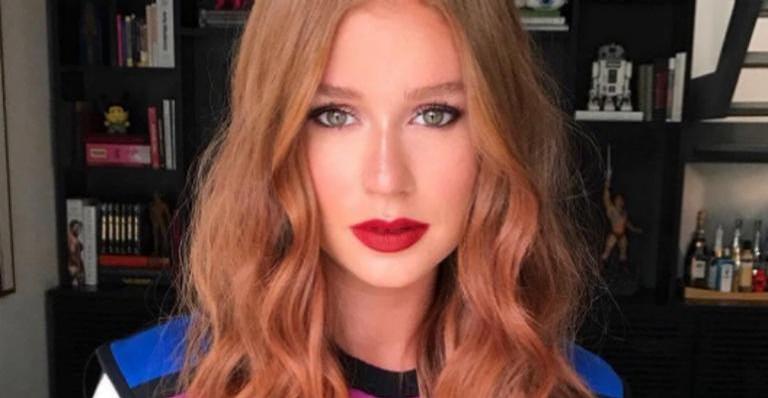 Marina Ruy Barbosa aparece com outra cor de cabelo e choca fãs: ”Cadê o ruivo? Está loira”