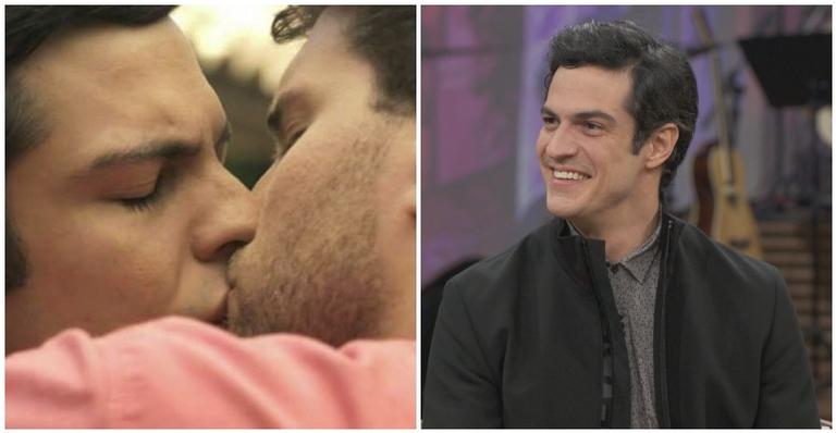 Em entrevista no Conversa com Bial, Mateus Solano relembra beijo gay em novela