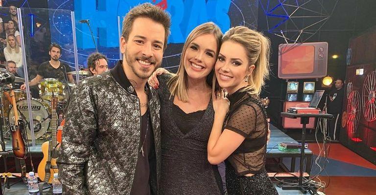 Thaeme Mariôto fica longe pela primeira vez da filha por causa de Sandy e Junior