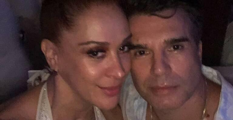 Cláudia Raia se declara para marido e relembra dia do casamento