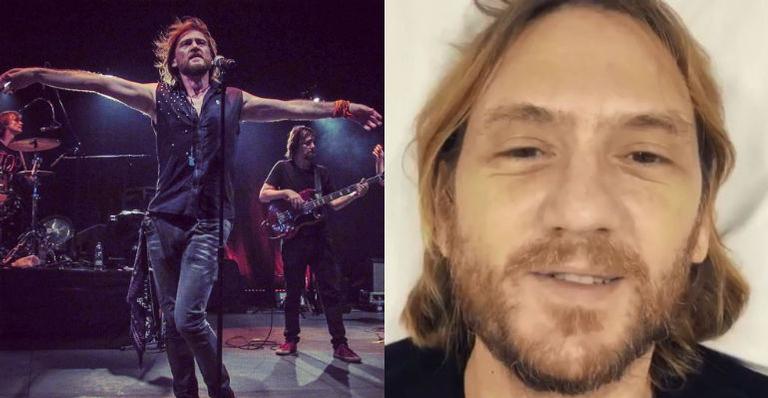 ”Tá tudo bem”, diz André Frateschi, após cair do palco e fraturar duas costelas