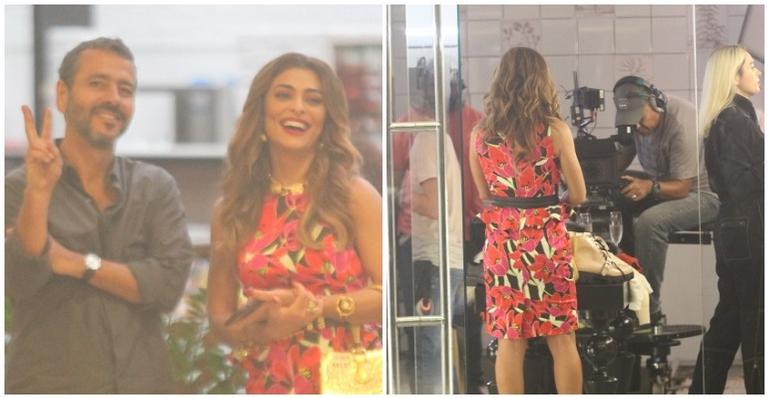 Flagra! Elenco de ‘A Dona Pedaço’ grava em shopping nobre do Rio de Janeiro