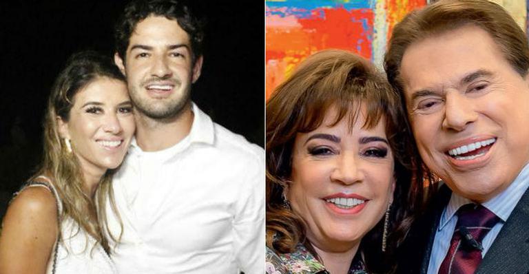 Rebeca Abravanel leva sua mãe, Íris, ao estádio, para ver jogo de Alexandre Pato