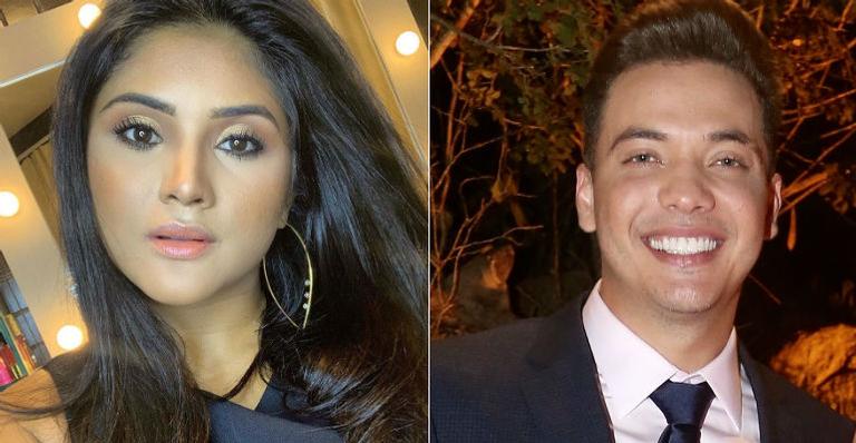 ”Começou porque eu cheguei”, disse Mileide Mihaile antes do show do ex Wesley Safadão