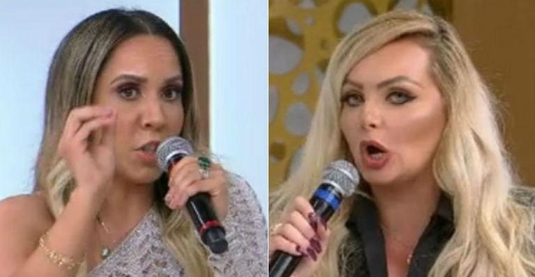 Mulher Melão e Mulher Pêra trocam farpas e se estranham na TV