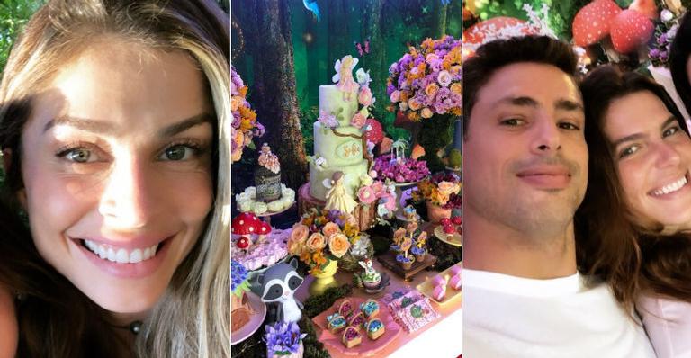Cauã Reymond e Grazi Massafera promovem festão de aniversário para a filha, Sofia