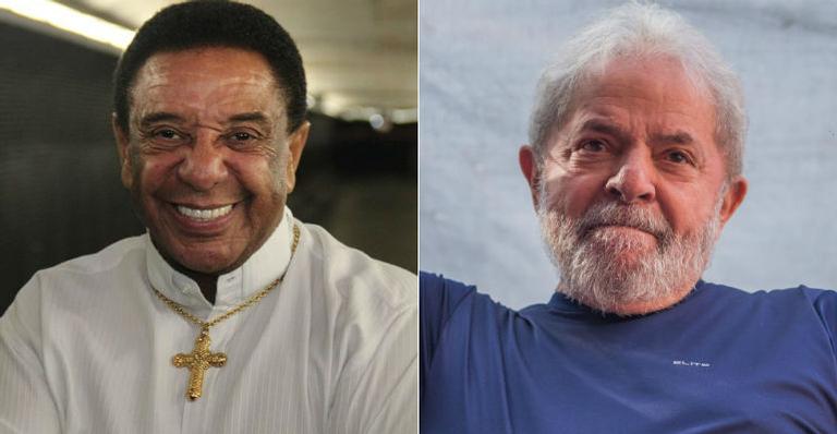 Internado, Agnaldo Timóteo recebe bilhete de Lula: ”Estou torcendo pela sua recuperação”