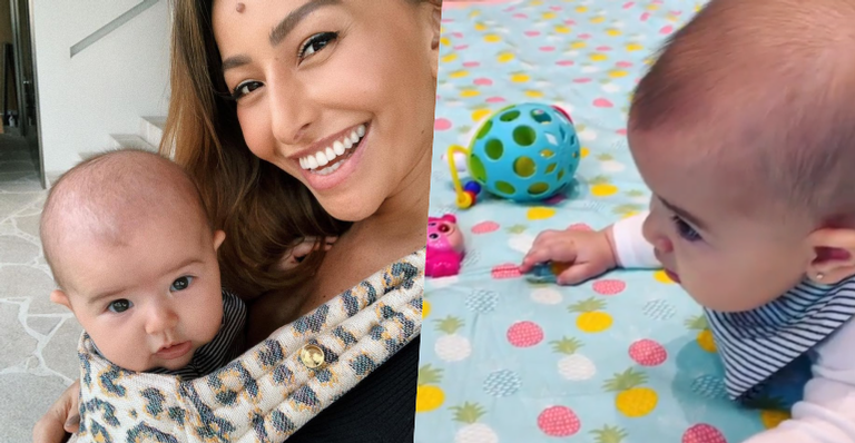 Sabrina Sato compartilha vídeo fofo na academia com a filha Zoe