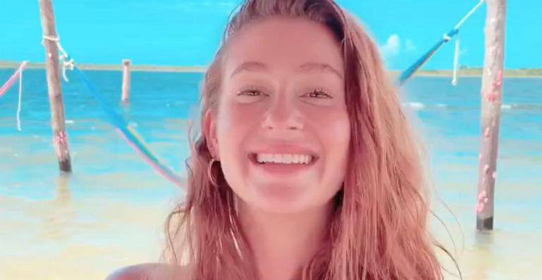 Alexandre Negrão filma Marina Ruy Barbosa na praia: ”É uma sereia”
