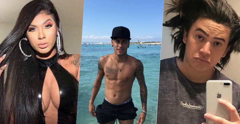 Cantadas usadas por Neymar Jr. viram motivo de zoação na internet e famosos entram na brincadeira