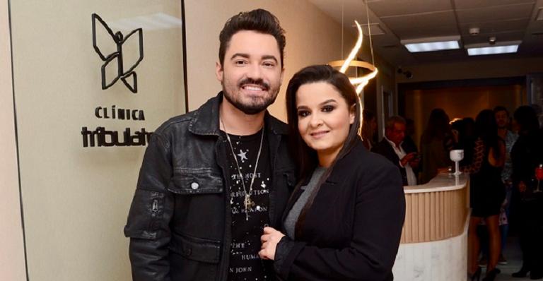 Apaixonados, Maiara e Fernando Zor não se desgrudam e vão juntos em evento