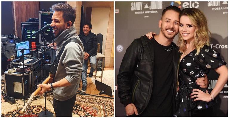Está chegando! Turnê de Sandy e Junior inicia ensaios e cantor compartilha momento nas web